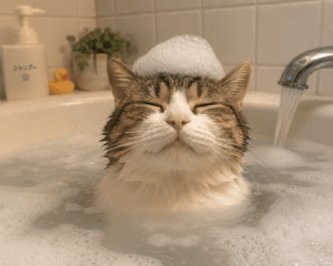 猫にお風呂は必要？入れる頻度や洗い方、お風呂嫌いな猫のお手入れ方法